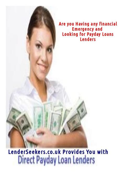 Payday Loans From Lenders Only